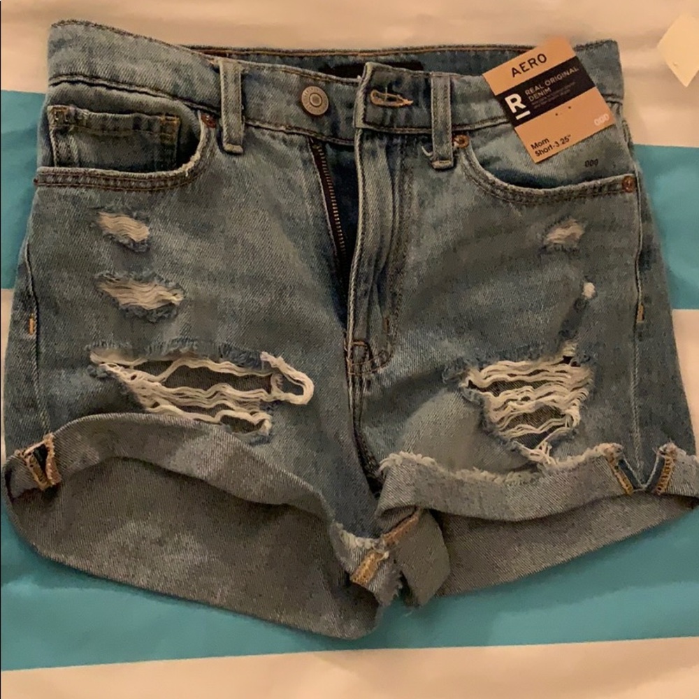 Denim shorts